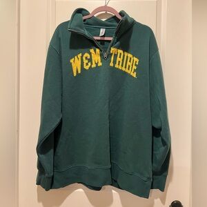 W&M William and Mary Tribe Quarter Zip Official College Merch Sweater